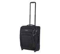 Samsonite Spark SNG Eco - Carry-on Suitcase, 2-Wheel Upright Soft Luggage 55 x 40 x 20/23 cm, Airline-Compliant Ryanair & EasyJet, Expandable, 48.5/57 L - Black (Black)
