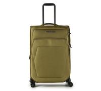 Samsonite Spark SNG Eco - Softside Suitcase 67 cm Medium - Trolley Suitcase with 4 Wheels, TSA Lock, Lightweight & Expandable - Green (Olive)