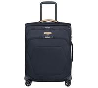 Samsonite Spark SNG 2 Spinner Cabin Suitcase, 55 cm | Blue, softside suitcase, 55H x 40W x 20D cm, 43 L, 2.5 kg, with recessed double wheels and interior cross straps
