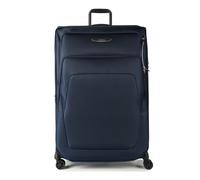 Samsonite Spark SNG Eco - Softside Luggage 82 cm Large - Trolley Suitcase with 4 Wheels, TSA Lock, Lightweight & Expandable - Blue (Midnight Blue)