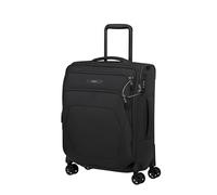Samsonite Spark SNG Eco - Carry-on Suitcase 55 x 40 x 23 cm - Soft Luggage Cabin Trolley for EasyJet & Most Airlines, Expandable, 48/55L - Black (Black)