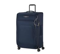 Samsonite Spark SNG Eco - Softside Luggage 79 cm Large - Trolley Suitcase with 4 Wheels, TSA Lock, Lightweight & Expandable - Blue (Midnight Blue)