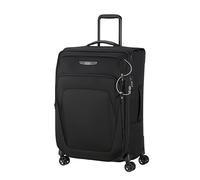 Samsonite Spark SNG Eco - Softside Suitcase 67 cm Medium - Trolley Suitcase with 4 Wheels, TSA Lock, Lightweight & Expandable - Black