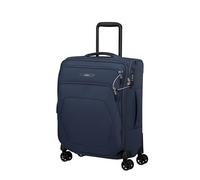 Samsonite Spark SNG Spinner Cabin Suitcase, 55 cm | Midnight Blue, expandable softside suitcase, 55H x 40W x 23D cm, 48/55 L, 2.7 kg, with TSA lock and recessed double wheels
