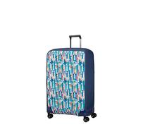 Samsonite TA Revolution - Foldable protective cover for size L suitcases, suitcase cover suitable for 75-79 cm, travel suitcase protection, with reflective detail, Multicoloured (City print)