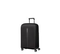 Samsonite TA Revolution - Foldable protective cover for size M suitcases, suitcase cover suitable for 66-69 cm, suitcase protection, with reflective detail, Black