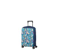 Samsonite TA Revolution - Foldable protective cover for size S suitcases, suitcase cover suitable for 55 cm, travel suitcase protection, with reflective detail, Multicoloured (City print)