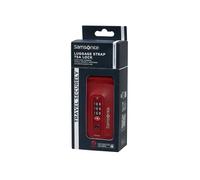 Samsonite TA Revolution luggage strap with TSA lock Red