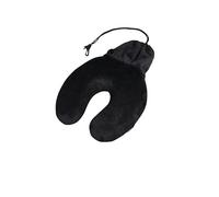 Samsonite TA Revolution - Memory Foam Travel Pillow with Pouch - Ergonomic Neck Pillow for Plane, Car & Train, Black