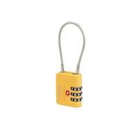 Samsonite Samsonite TA Revolution TSA 3 Digit Combination Cable Lock, One Size, Yellow, Standard Size, TSA Cable Lock with 3 Digit Combination
