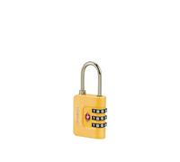 Samsonite TA Revolution TSA Combination Lock with 3 Digit Code, Safe Luggage Lock for Suitcases and Bags, Suitcase Lock, Yellow