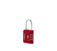 Samsonite TA Revolution - TSA Combination Lock with 3-Digit Code, Secure Luggage Lock for suitcases & Bags, Suitcase Lock, Red