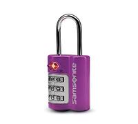 Samsonite Travel Sentry 3-dial Combination Lock, Ultraviolet, One Size, Ultraviolet, One Size, Travel Sentry 3-dial Combination Lock