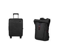Samsonite Travel Set - Intuo Cabin Luggage 55cm Black & Paradiver Light Laptop Backpack 17.3" Black