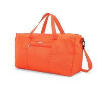 Samsonite Unisex-Adult Foldaway Packable Duffel Bag, Orange Tiger, M, Foldaway Packable Duffel Bag