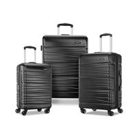Samsonite Unisex Evolve Se Hardside Expandable Luggage with Double Spinner Wheels, Bass Black, Carry-on Spinner, Evolve Se Hardside Expandable Luggage with Double Spinner Wheels