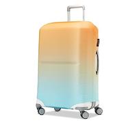Samsonite Unisex Printed Luggage Cover, Blue/Orange Ombre, XL, Printed Luggage Cover