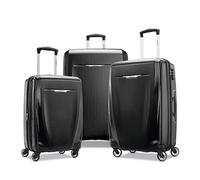 Samsonite Winfield 3 DLX Hardside Expandable Luggage with Spinners, Black, 3-Piece Set (20/25/28), Winfield 3 DLX Hardside Expandable Luggage with Spinners