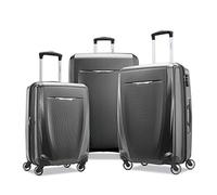 Samsonite Winfield 3 DLX Hardside Expandable Luggage with Spinners, Graphite Grey, 3-Piece Set (20/25/28), Winfield 3 DLX Hardside Expandable Luggage with Spinners