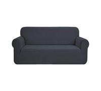 SAMSTEX Stylish Sofa Cover Stretch 1-Piece Sofa Slipcovers High Stretch Sofa Covers 3 Seater Thick Soft Sofa Protector Machine Washable Non Slip Couch Covers (3 Seater, Grey)