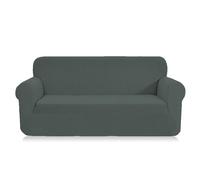 SAMSTEX Stylish Sofa Covers 4 Seater High Stretch 4 Seater Sofa Cover 1-Piece Sofa Slipcovers Thick Soft Sofa Protector Machine Washable Non-Slip Couch Covers (4 Seater, Olive Green)