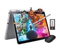 Samsung 12.2" FHD 2-in-1 Touchscreen Chromebook Plus Laptop for Business&Students, Intel Dual-Core, 4GB RAM, 224GB Storage(64GB eMMC+160GB Docking Station Set), Stylus Pen, Wireless Mouse, Silver