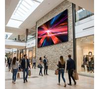 Samsung 136" The Wall All-in-One MMF-A Modular 136-inch LED display with a 1.5 mm pixel pitch for high-resolution indoor installations in control