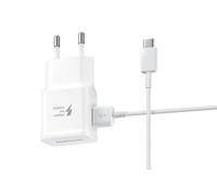 Samsung 15W EU Mains Charger White with A to C Cable - EP-TA20EWECGWW