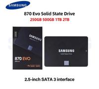 Samsung 2.5'' SATAIII SSD 870 Evo 1TB 2TB 500GB 250GB Internal Solid State Drive Storage Disk For Laptop or Desktop