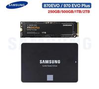 Samsung 2.5'' SATAIII SSD 870 Evo 970 EVO Plus NVMe M.2 SSD 2TB 1TB 500GB 250GB Internal Solid State Drive Storage Disk