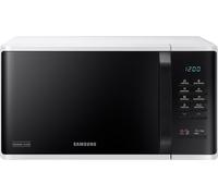 Samsung 23L Solo Microwave, Triple Distribution System, 800W, White & Black - MS23K3513AW/EU