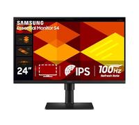 Samsung 24” (S40GD) Borderless Business Monitor with IPS Panel, 100Hz Refresh Rate, Eye Saver Mode, Ergonomic Design, Game Picture Mode, LS24D402GANXGO