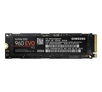 Samsung 250 GB 1.8-Inch Series 960 EVO M.2 2280 NVMe Solid State Drive - Black