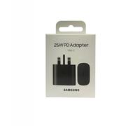 Samsung 25W PD Adapter USB-C Super Fast Charging Plug UK Wall Plug Black