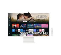 Samsung 32" M80D UHD White Smart Monitor with Speakers and Remote - LS32DM801UUXXU - New - Open Boxed