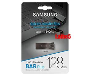 Samsung 32GB 64GB 128GB USB Flash Drive BAR Plus USB3.1 Black (Metal)