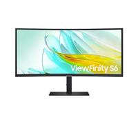Samsung 34" S65UC ViewFinity WQHD USB-C Curved Monitor with KVM Switch - LS34C652UAUXXU - New - Open Boxed