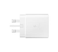 Samsung Original 45W USB-C Tablet and Mobile Phone Wall/Mains Plug Charger - Genuine Super Fast Charging 2.0 for Samsung Galaxy Note S10+ and other USB Type C Devices- White, EP-TA845XWEGGB