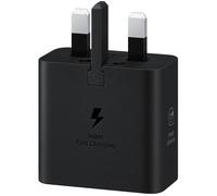 Samsung Galaxy Official 45W Super Fast Charger 2.0 (with USB-C to C Data Cable), Black