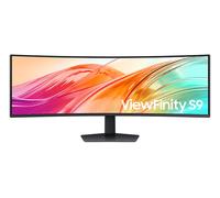 Samsung 49" ViewFinity S9 S95UF DQHD monitor with smooth 120 Hz image and a powerful 1000R curvature