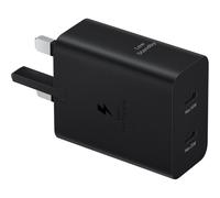 Samsung Galaxy Official 50W Duo Super Fast Power Adapter (with USB-C to C Data Cable), Black