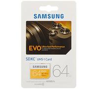 Samsung 64GB Class 10 Evo SDXC UHS-I Grade 1 Memory Card