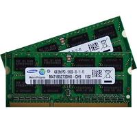 Samsung 8 GB Laptop Memory Kit 2x 4 GB Dual Channel Original 204 Pin DDR3-1333 PC3-10600 CL9 SO-DIMM for DDR3 i5 + i7 Portable with DDR3-1333 MHz Support