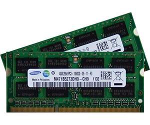 Samsung 8 GB Laptop Memory Kit 2x 4 GB Dual Channel Original 204 Pin DDR3-1333 PC3-10600 CL9 SO-DIMM for DDR3 i5 + i7 Portable with DDR3-1333 MHz Support