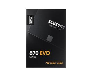 Samsung 870 EVO 500GB SATA III 2.5 Inch Solid State Drive - MZ-77E500B/BW