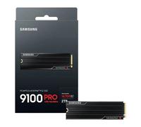 SAMSUNG Memory MZ-VAP2T0CW 9100 PRO Internal SSD with Heatsink 2TB, PCIe 5.0 x4, NVMe 2.0, SSD Designed for Professionals and Gamers, Compatible with PC and Playstation 5