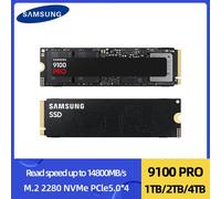 SAMSUNG 9100 Pro SSD 1TB 2TB 4TB NVMe M.2 2280 PCIe 5.0X4 Internal Solid State Drive for Laptop Mini PC Gaming Computer