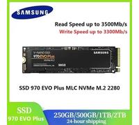 SAMSUNG 970 EVO Plus SSD MLC NVMe M.2 2280 PCIe 3.0x4 Internal Solid State Drive 250GB 500GB 2TB For Laptop Desktop disco duro