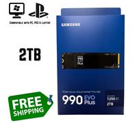 Samsung 990 EVO Plus 1TB 2TB 4TB NVMe PCIe Gen4 M.2 7,250 MB/s Laptop PS5 PC