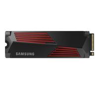 Samsung 990 PRO Heatsink NVMe M.2 SSD with heat sink, 2 TB, PCIe 4.0, 7,450 MB/s read, 6,900 MB/s write, Internal SSD with RGB for PC/console gaming and video editing, MZ-V9P2T0CW